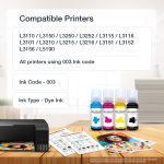Splashjet 003 Refill Ink for Epson L3110, L3150, L3250, L3252 Price in Bangladesh - Image 5