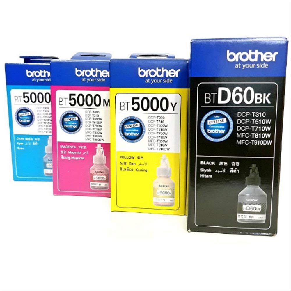BROTHER BT-D60BK & BT 5000 Ink Bottle 4 Color Full Set Price in Bangladesh BROTHER BT-D60BK & BT 5000 Ink Bottle 4 Color Full Set Price in Bangladesh
