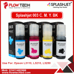 Splashjet 003 Refill Ink for Epson L3110, L3150, L3250, L3252 Price in Bangladesh - Image 8